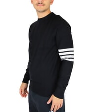 RICHMOND X CORINO Maglia girocollo con strisce black2 - Maglie Uomo - 3