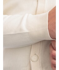 RICHMOND X LICONE Cardigan a V con bottoni bone white - Maglie Uomo - 4