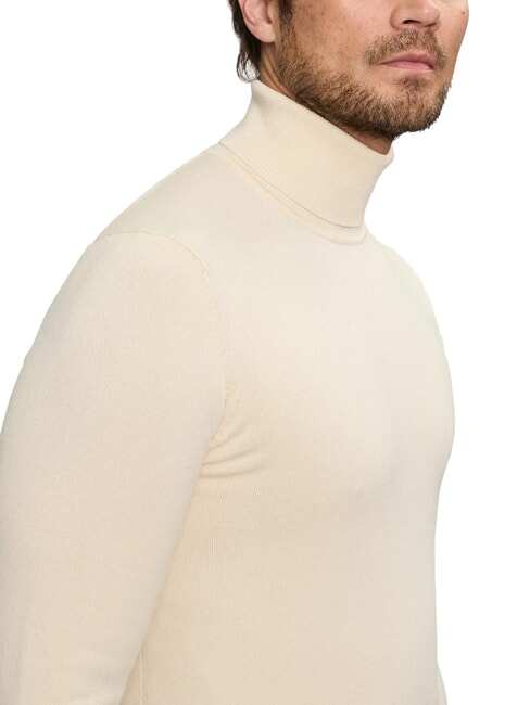 CUSMA Maglione dolcevita bone white - Maglie Uomo