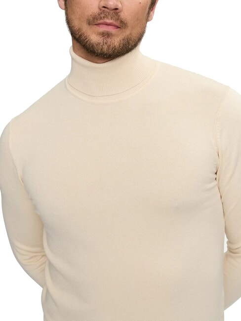 CUSMA Maglione dolcevita bone white - Maglie Uomo