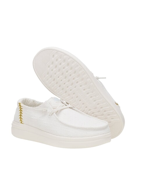 WENDY ESPADRILLE WOVEN Mocassini white - Scarpe Donna