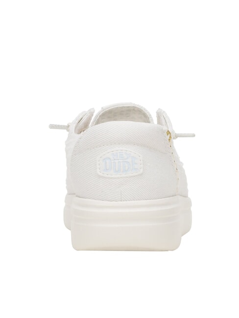 WENDY ESPADRILLE WOVEN Mocassini white - Scarpe Donna