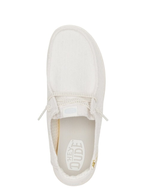 WENDY ESPADRILLE WOVEN Mocassini white - Scarpe Donna