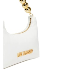 LOVE MOSCHINO CHAIN Mini Bag a mano, con tracolla bianco - Borse Donna - 5