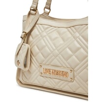 LOVE MOSCHINO QUILTED  Shopping Bag avorio - Borse Donna - 3