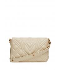 LOVE MOSCHINO QUILTED S Mini Bag a tracolla avorio - Borse Donna - 2