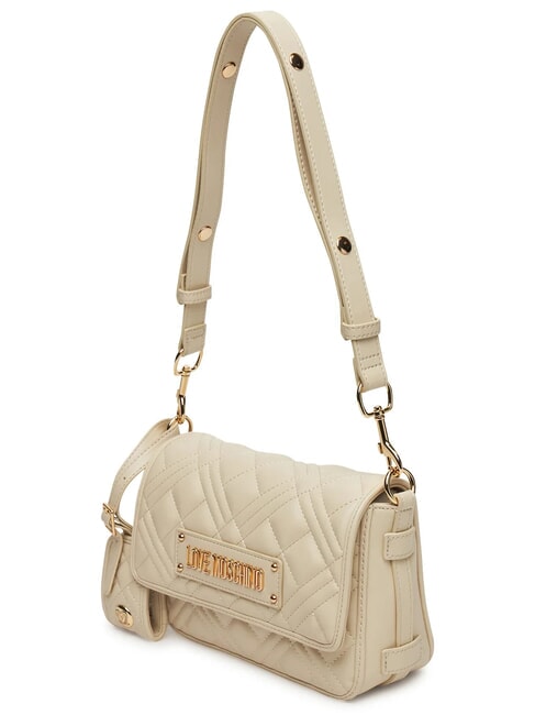 QUILTED S Mini Bag a tracolla avorio - Borse Donna