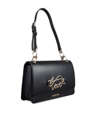 LOVE MOSCHINO CURSIVE LOGO Borsa a spalla Nero - Borse Donna - 2
