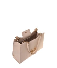 LOVE MOSCHINO CURSIVE L Borsa a spalla beige - Borse Donna - 3