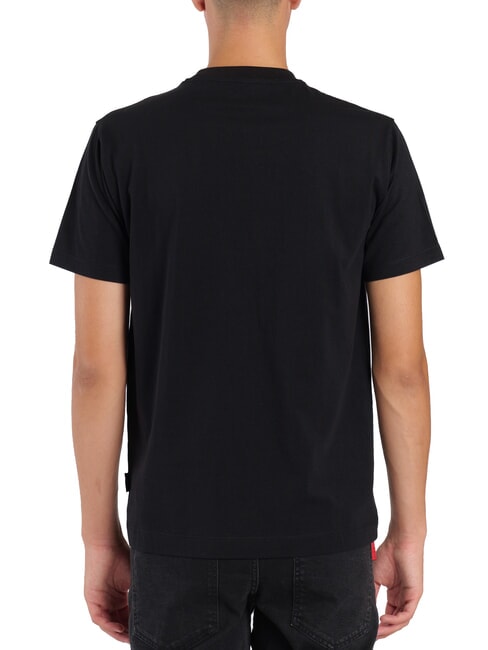 SPARTACO T-shirt in cotone con stampa black - T-shirt Uomo