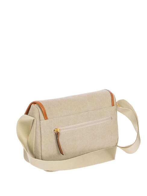 SORRENTO S Borsa piccola in tela con flap BEIGE - Borse Donna