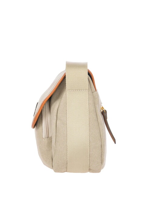 SORRENTO S Borsa piccola in tela con flap BEIGE - Borse Donna