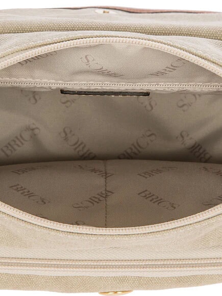 SORRENTO S Borsa piccola in tela con flap BEIGE - Borse Donna