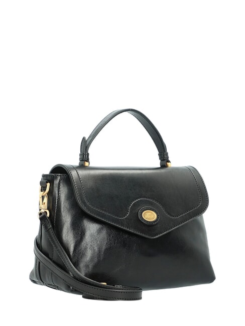 STORY Borsa cartelletta in pelle Nero Oro - Borse Donna