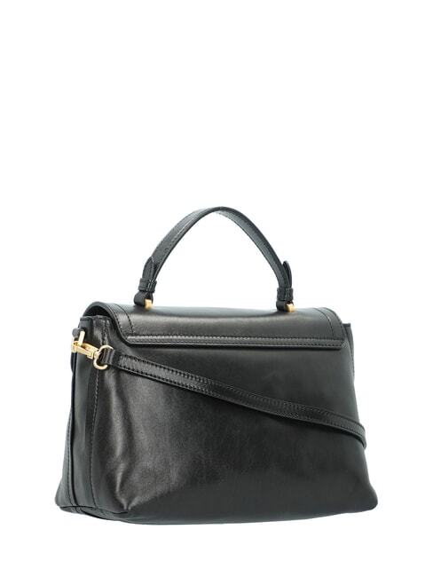 STORY Borsa cartelletta in pelle Nero Oro - Borse Donna