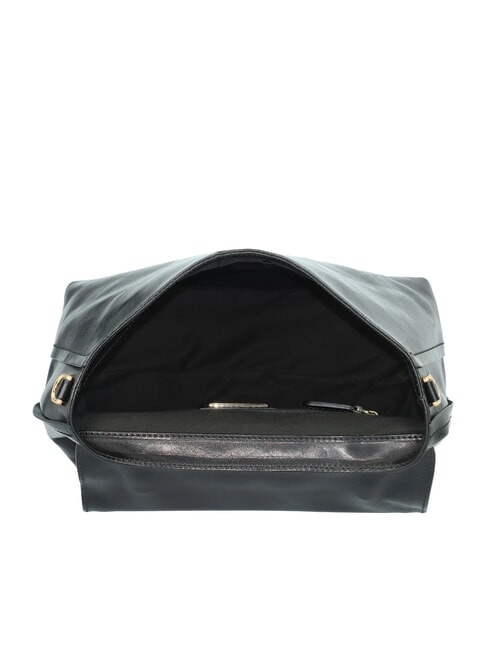 STORY Borsa cartelletta in pelle Nero Oro - Borse Donna