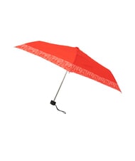 FERRÈ LOGO ALL OVER Mini Ombrello manuale rosso02 - Ombrelli - 3