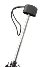 FERRÈ LOGO ALL OVER Mini Ombrello manuale nero03 - Ombrelli - 4