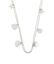 LIUJO MULTI CHARM Collana silver - Collane - 2
