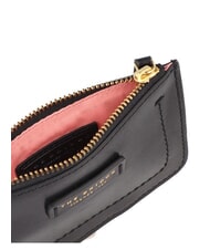 THE BRIDGE FIONA Portacarte in pelle con portamonete Nero Oro - Portafogli Donna - 5