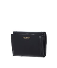 THE BRIDGE FEDERICA Portafoglio medio in pelle Nero Oro - Portafogli Donna - 4