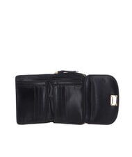 THE BRIDGE FEDERICA Portafoglio piccolo in pelle Nero Oro - Portafogli Donna - 2