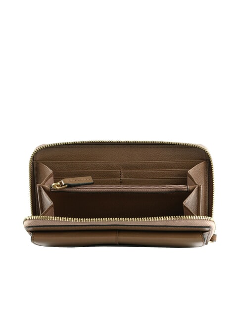 ELISABETTA Portafoglio grande in  pelle con tasca oyster abb. oro - Portafogli Donna