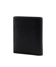 THE BRIDGE FABIO Portcarte verticale in pelle nero/rutenio scuro opaco - Portafogli Uomo - 3