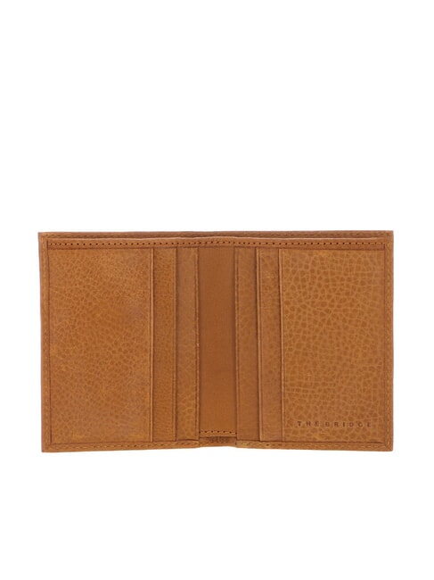 ETTORE Portacarte verticale in pelle curry abb rutenio scuro - Portafogli Uomo