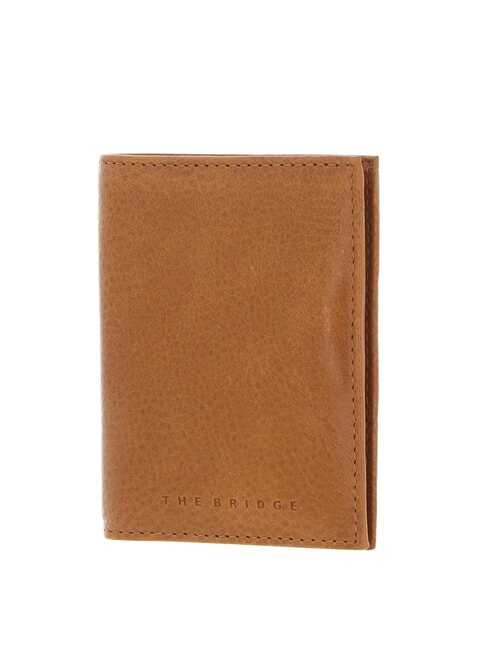 ETTORE Portacarte verticale in pelle curry abb rutenio scuro - Portafogli Uomo