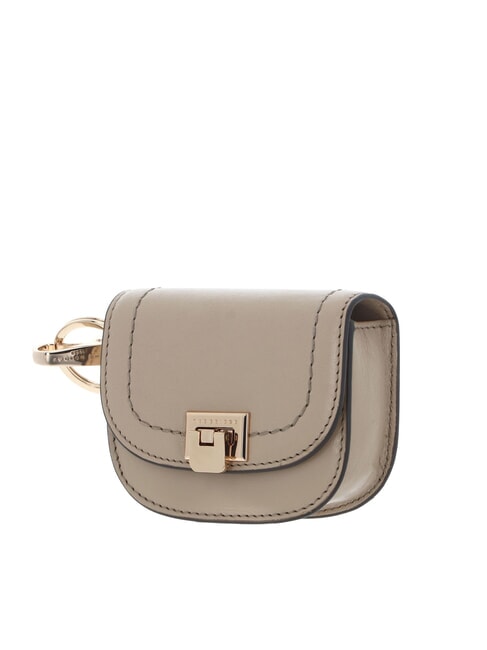 FEDERICA Portamonete in pelle con portachiavi butter abb. oro - Portafogli Donna