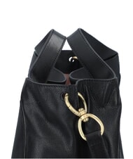 THE BRIDGE ELISABETTA Borsa in pelle con tracolla Nero Oro - Borse Donna - 4