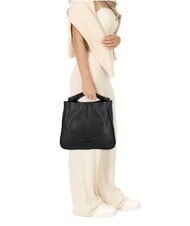 THE BRIDGE ELISABETTA Borsa in pelle con tracolla Nero Oro - Borse Donna - 6