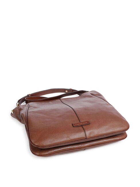 ELISABETTA Borsa in pelle con tracolla MARRONE - Borse Donna