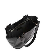 THE BRIDGE FEBE Borsa shopping in pelle Nero Oro - Borse Donna - 4