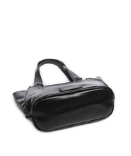 THE BRIDGE FEBE Borsa shopping in pelle Nero Oro - Borse Donna - 5