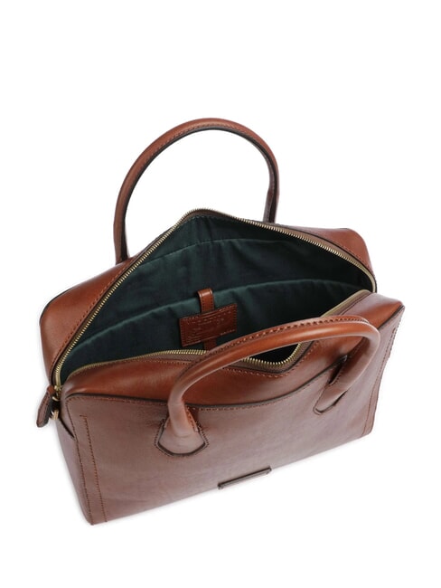 FIONA Cartella in pelle, porta pc 14" MARRONE - Cartelle Lavoro