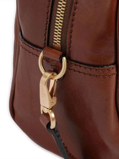 FLORA Borsa bauletto in pelle con tasche MARRONE - Borse Donna