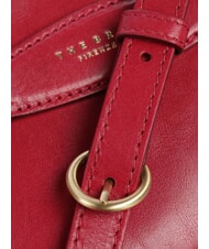 THE BRIDGE BETTINA Borsa camera case in pelle berry abb. oro - Borse Donna - 3