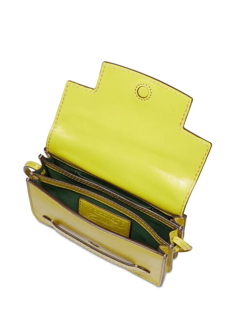 LUCREZIA  Mini Bag a tracolla, in pelle lime with gold - Borse Donna