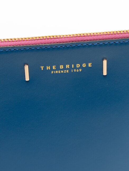 CHIARA Pochette in pelle jeans abb. oro - Borse Donna