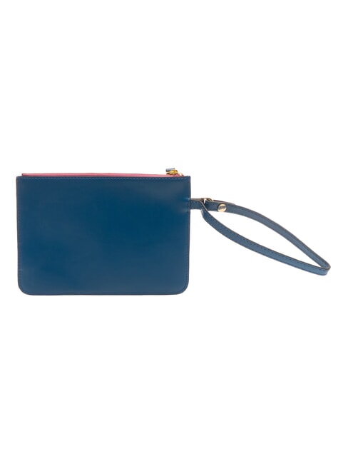 CHIARA Pochette in pelle jeans abb. oro - Borse Donna