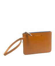 THE BRIDGE CHIARA Pochette in pelle cognac/oro - Borse Donna - 2
