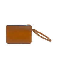THE BRIDGE CHIARA Pochette in pelle cognac/oro - Borse Donna - 4