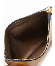 THE BRIDGE CHIARA Pochette in pelle cognac/oro - Borse Donna - 5