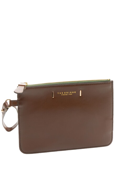 CHIARA Pochette in pelle MARRONE - Borse Donna