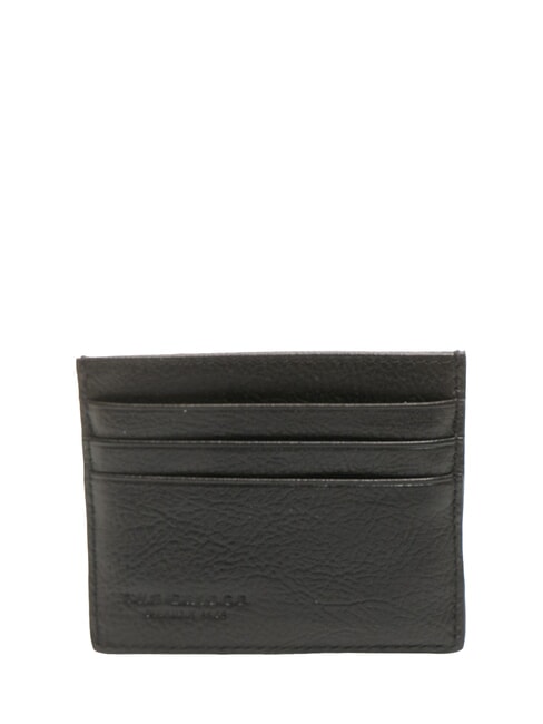 CESARE Portacard piatto in pelle Nero - Portafogli Uomo