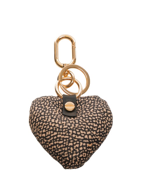 KEYRING Cuore Portachiavi con charm OP/NATURALE/NERO - Portachiavi
