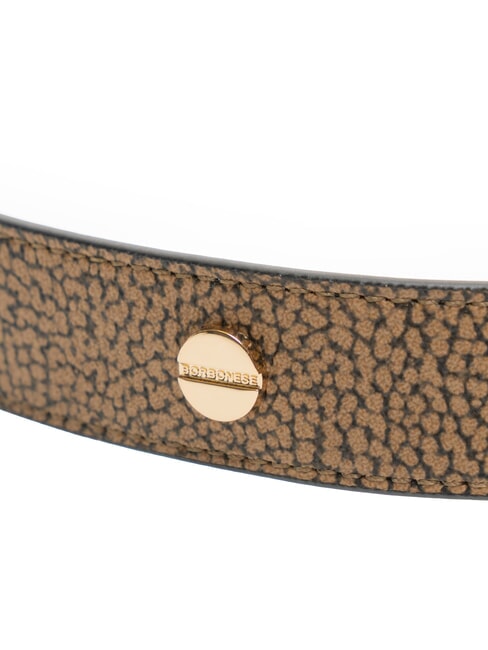 GRAFFITI Cintura con borchiette op naturale/nero - Cinture