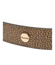 BORBONESE GRAFFITI Cintura con borchiette op naturale/nero - Cinture - 4